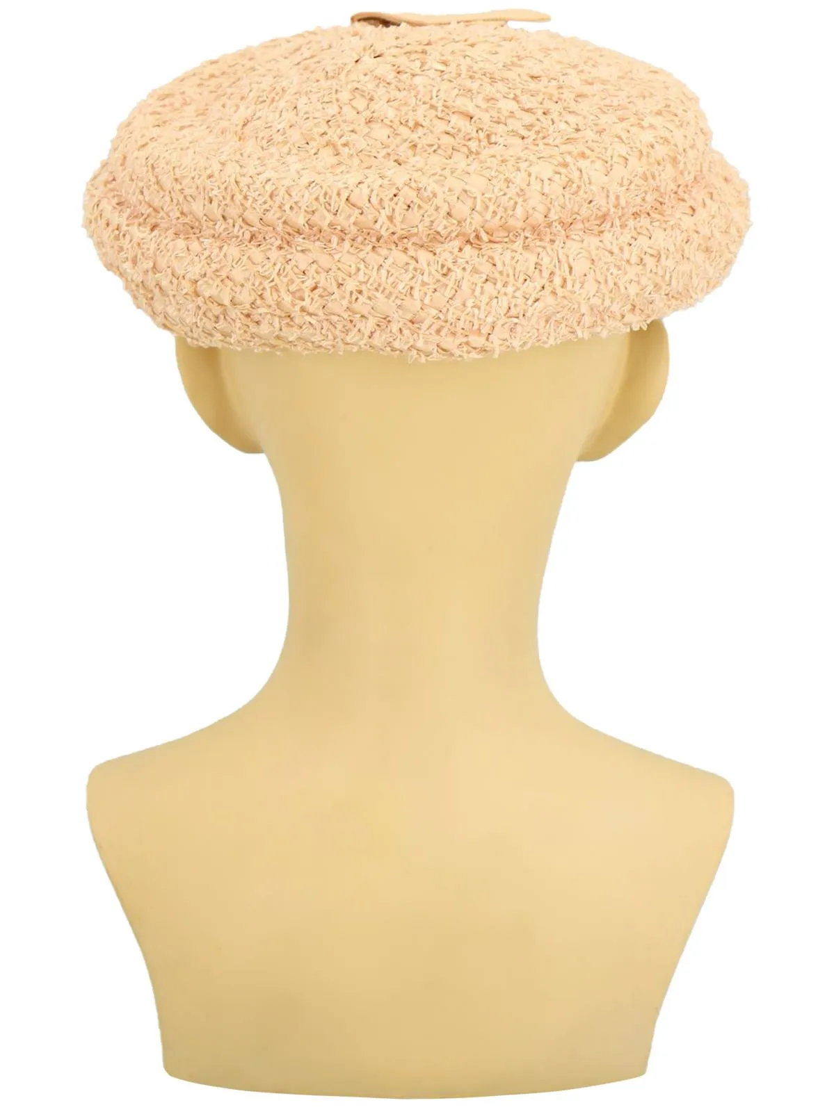 1950s Vintage Blush Pink Textured Hat