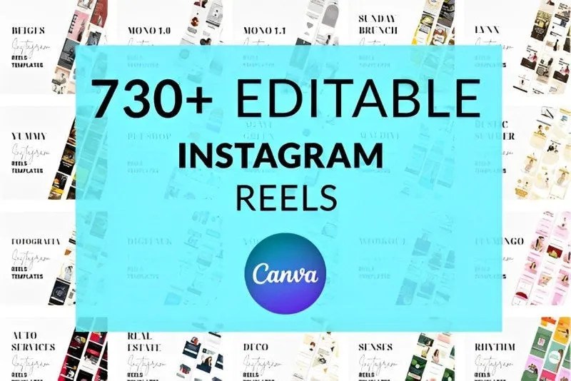 730  Instagram Video Reel Templates | Motivational Reels | Canva Templates | Quotes Reel Templates  Analyze listing