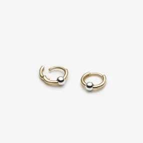 9 MM Cartilage Huggies - 10k Yellow Gold