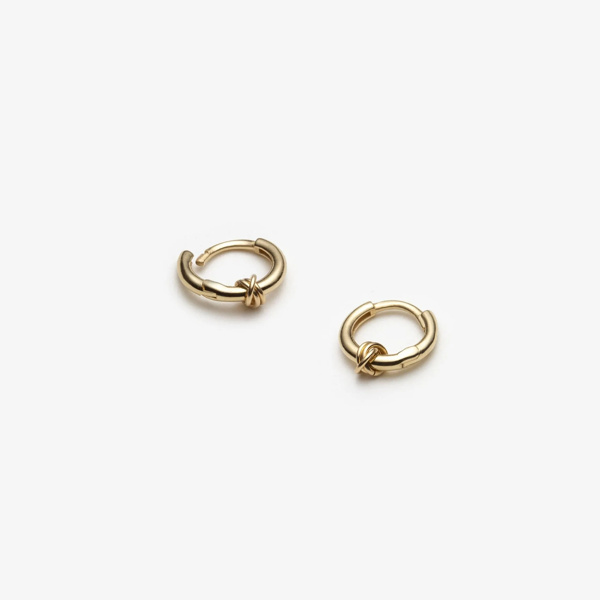 9 MM Cartilage Huggies - 10k Yellow Gold