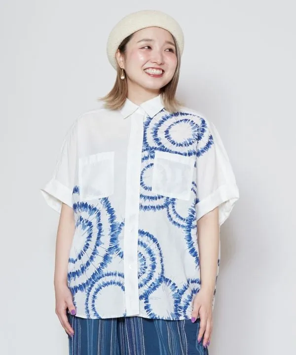 African Tie Dye Pattern Shirt