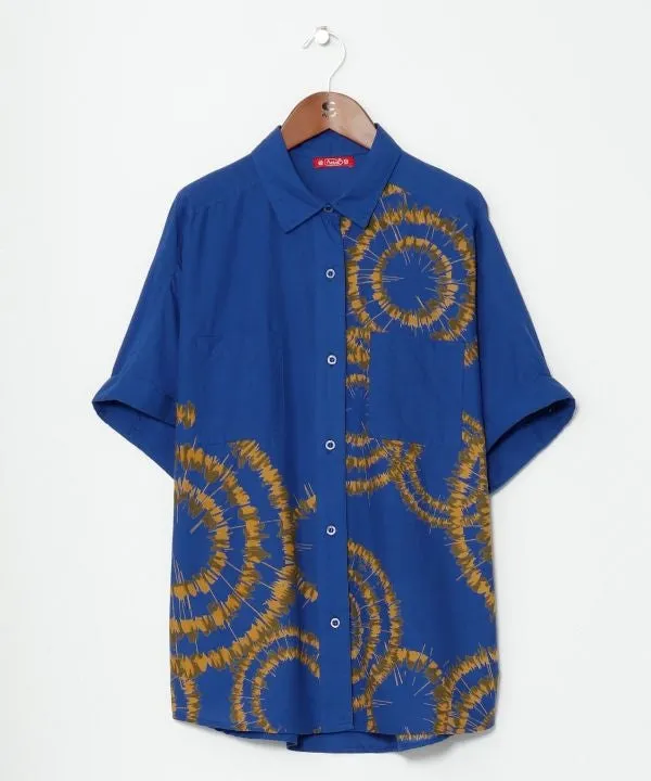 African Tie Dye Pattern Shirt