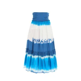 Alberta Ferretti - Gonna midi tie-dye