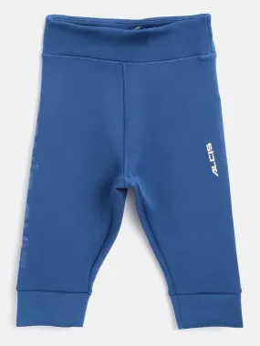 Alcis Girls Blue Solid 3/4th Length Training Joggers