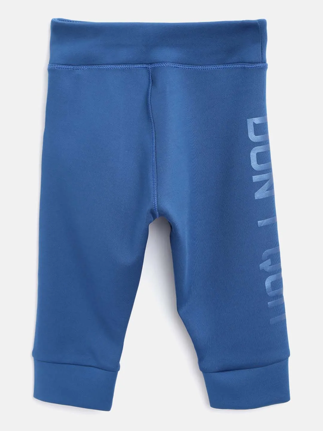 Alcis Girls Blue Solid 3/4th Length Training Joggers