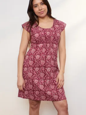 Artsy Traveler Dress - Magenta Vine