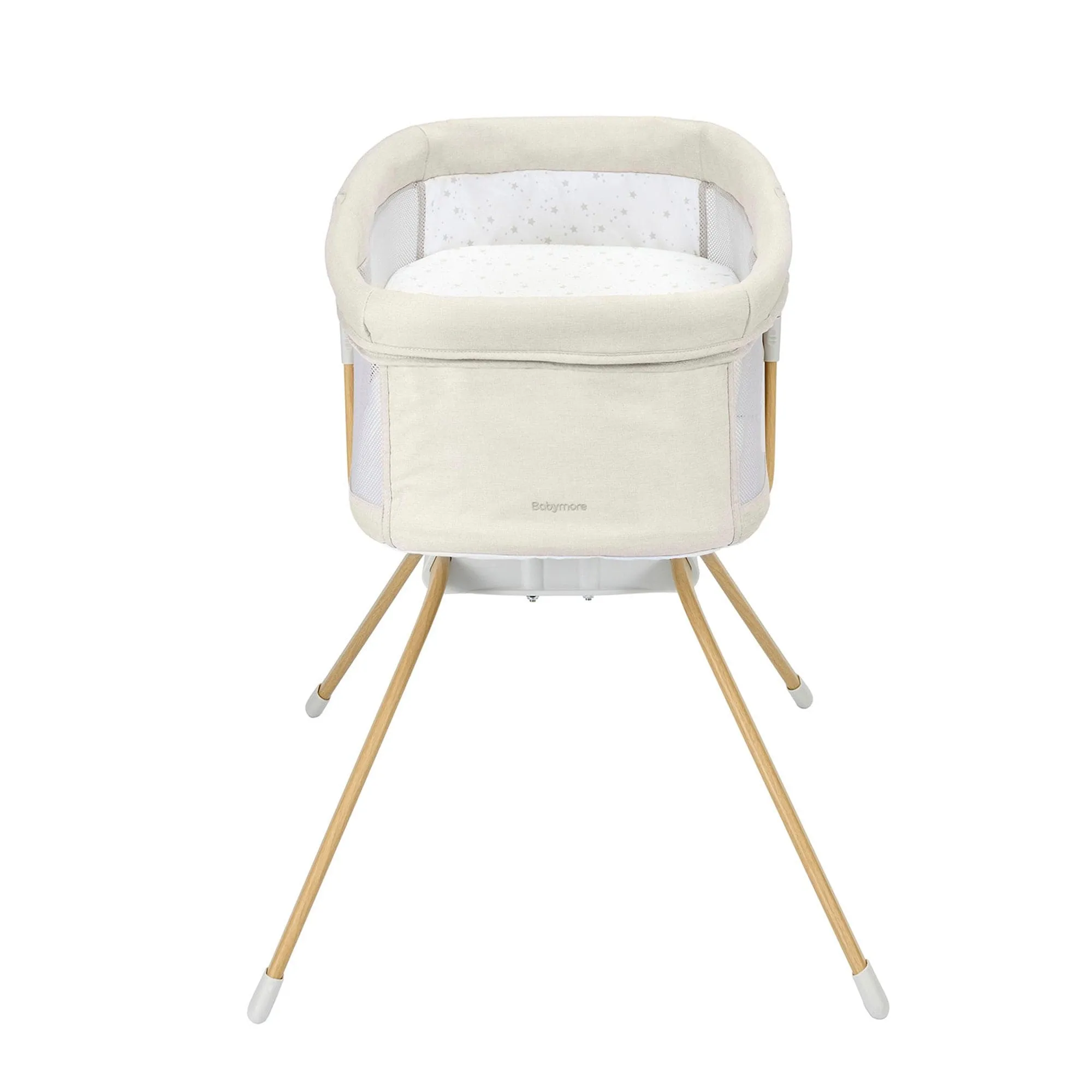 Babymore Air Motion Gliding Crib - Cream (Ex-Display)