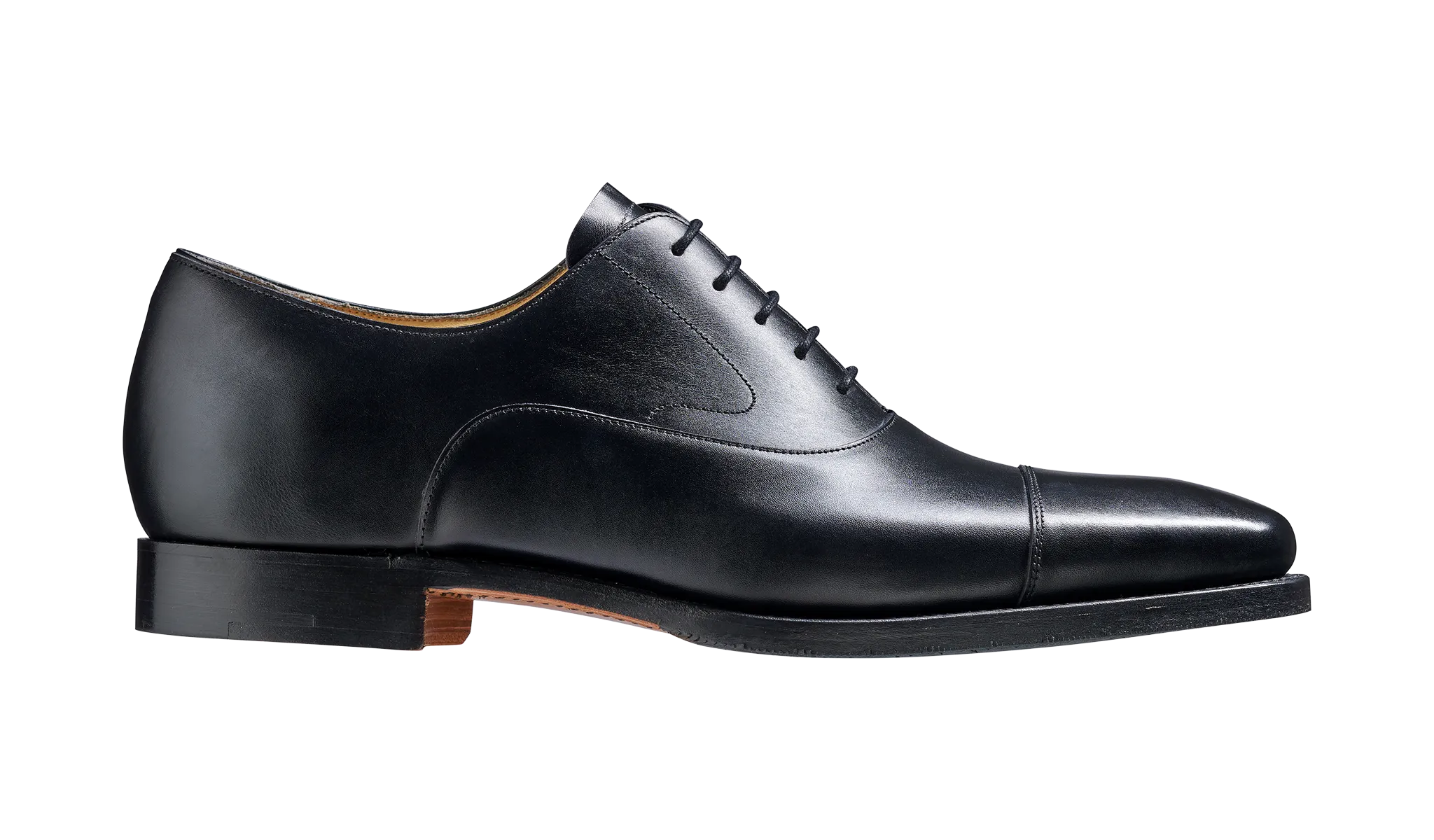 Barker Wright Derby Shoe -  Black Calf