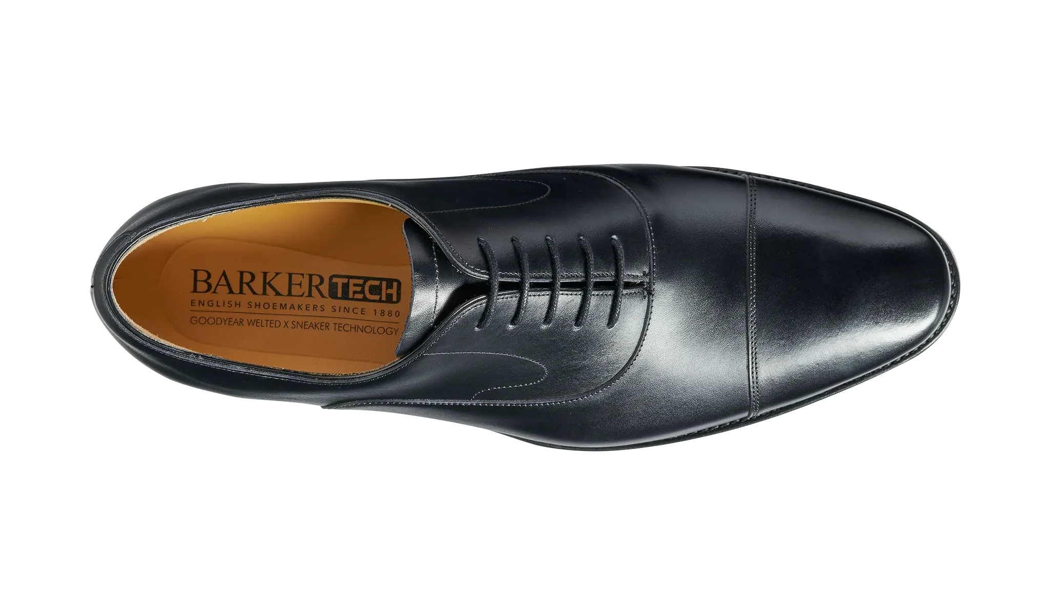 Barker Wright Derby Shoe -  Black Calf