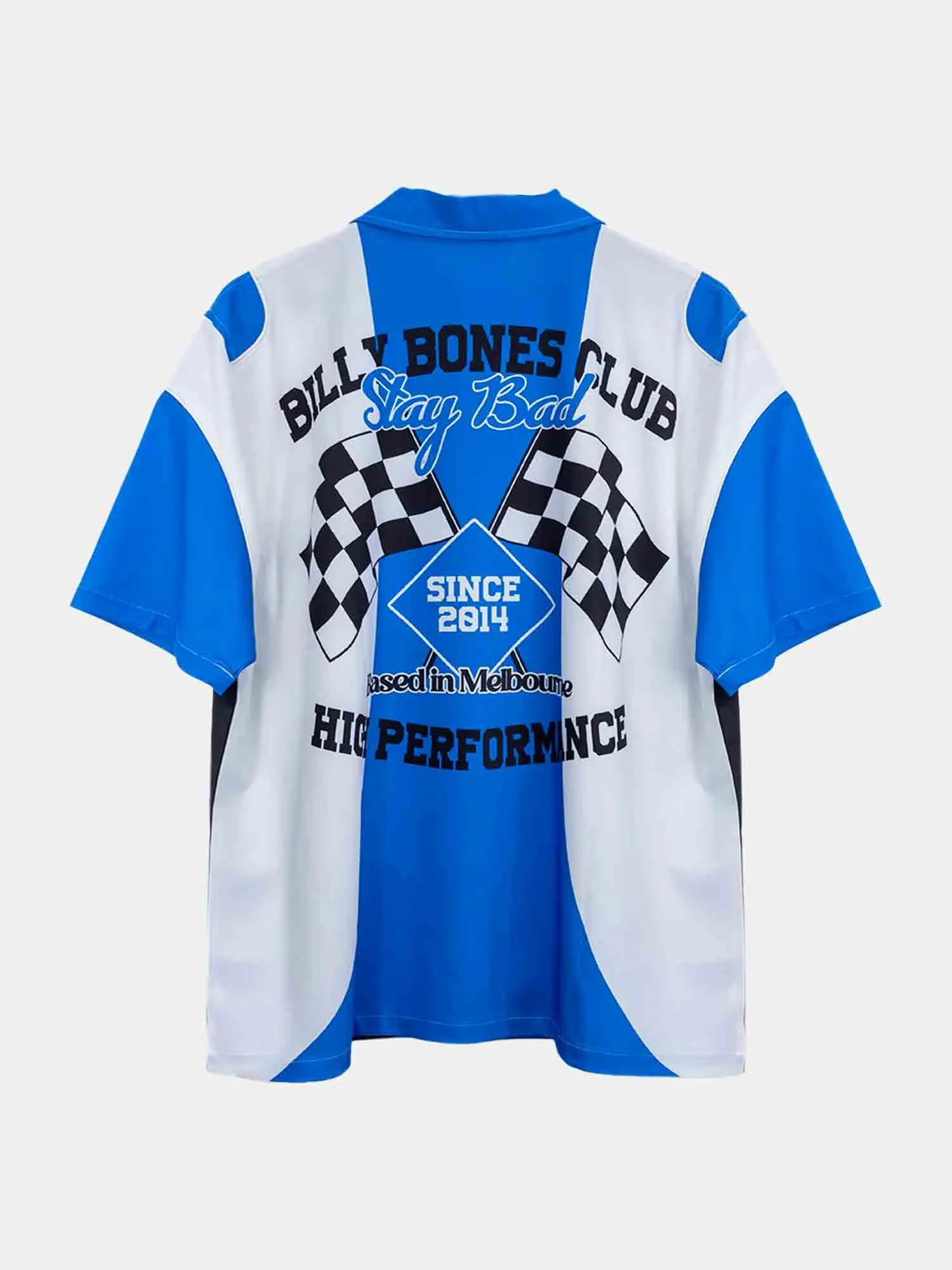 Billy Bones Club Ride Or Die Bowlo Shirt - Blue