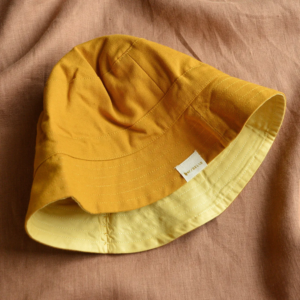 Bucket Hat in 100% Organic Cotton (Newborn-6y )