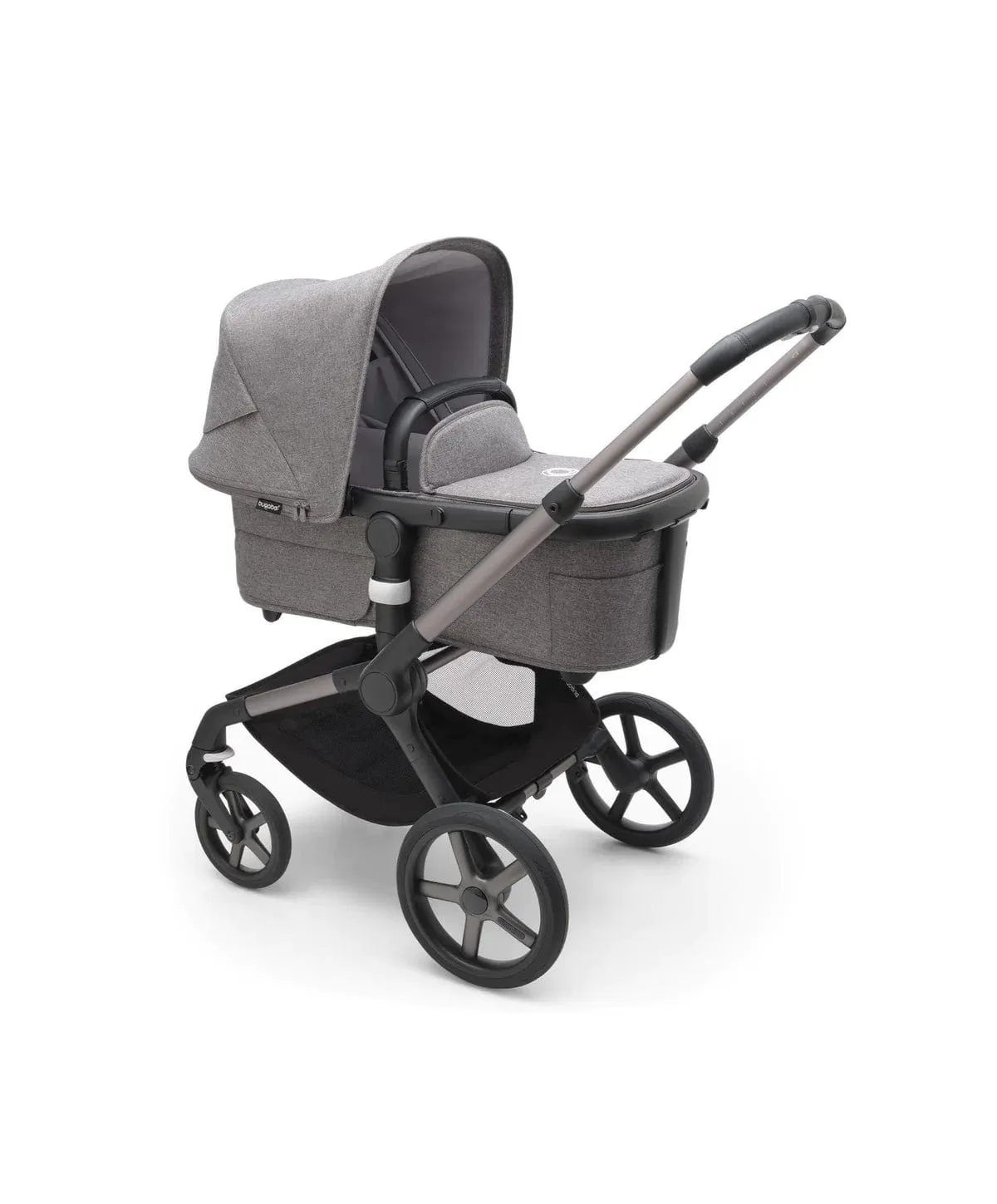 Bugaboo Fox 5, Pebble 360 PRO Ultimate Travel System - Black/Grey Melange/Grey Melange