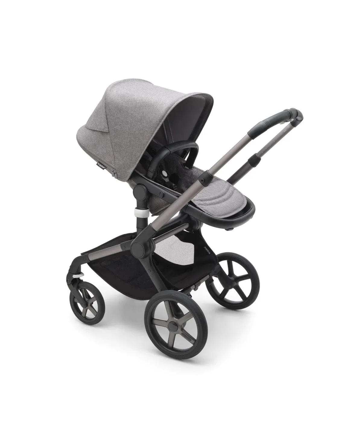 Bugaboo Fox 5, Pebble 360 PRO Ultimate Travel System - Black/Grey Melange/Grey Melange