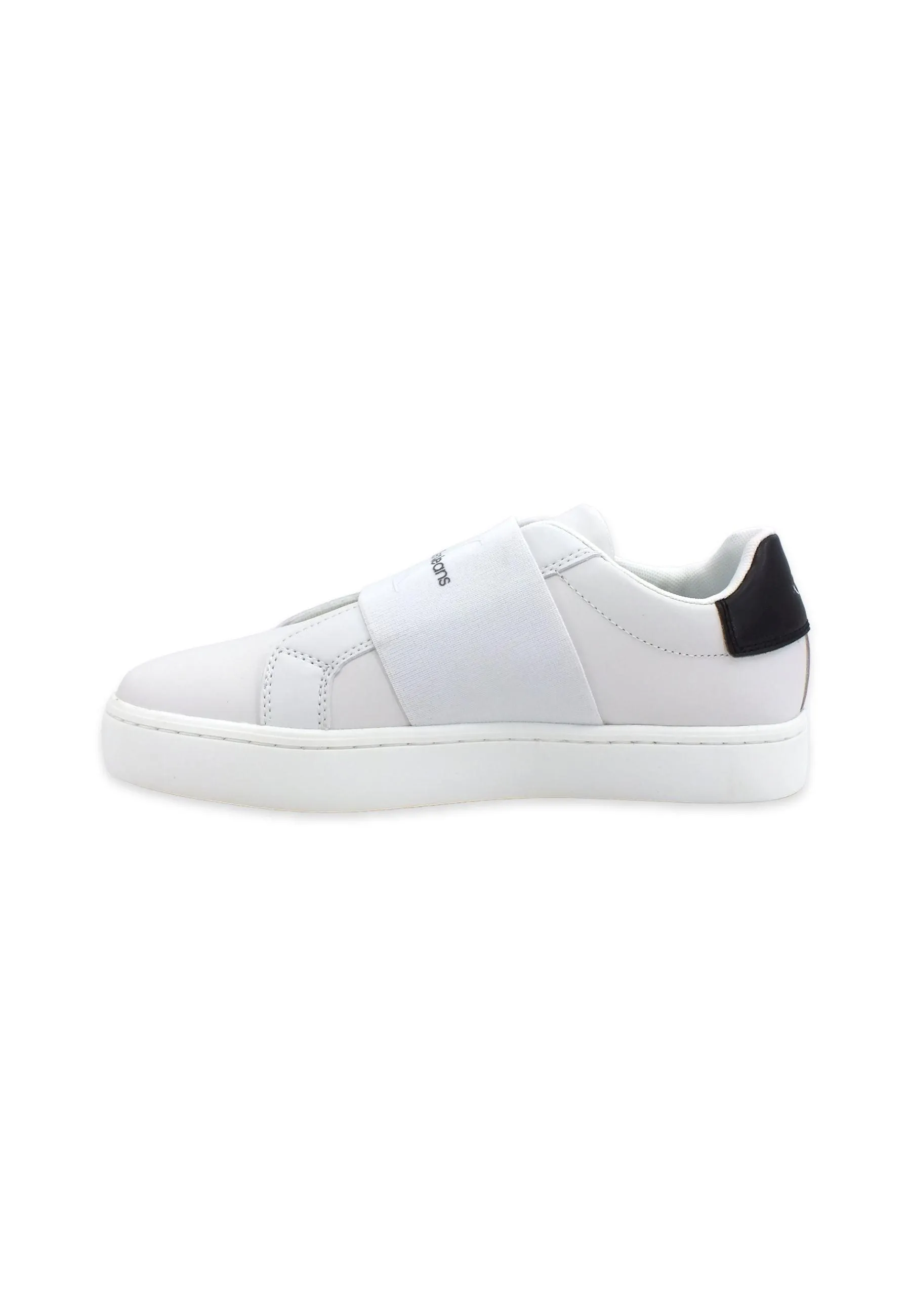 CALVIN KLEIN Casual Cupsole Sneaker Slip On Donna Triple White YW0YW01021