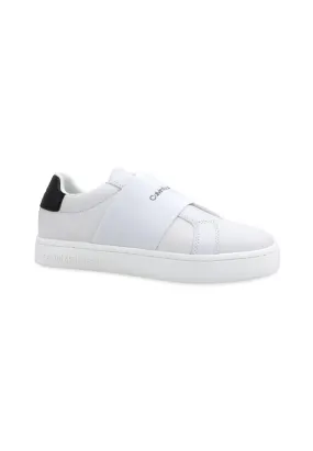 CALVIN KLEIN Casual Cupsole Sneaker Slip On Donna Triple White YW0YW01021