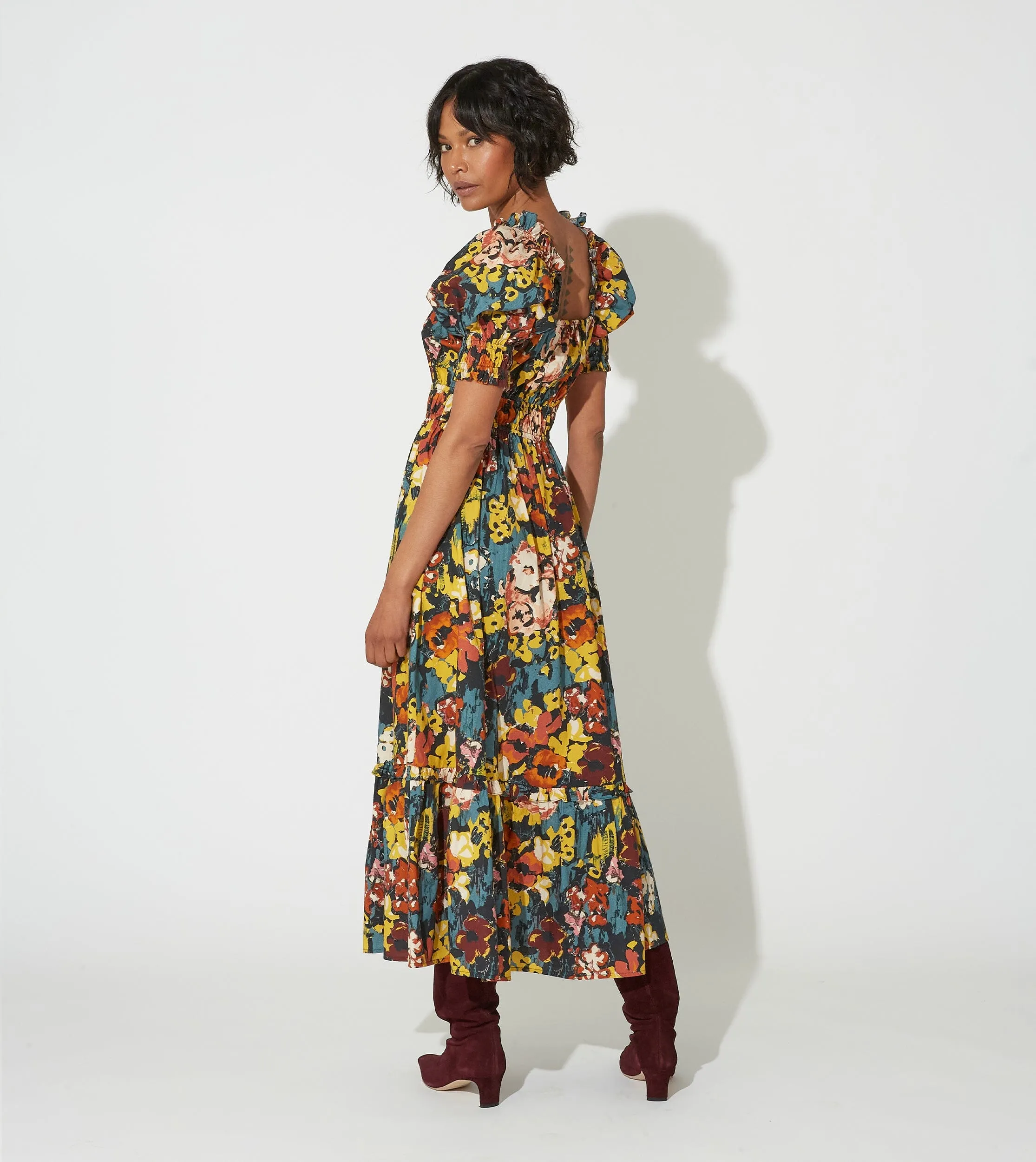 Caprice Ankle Dress | Monet