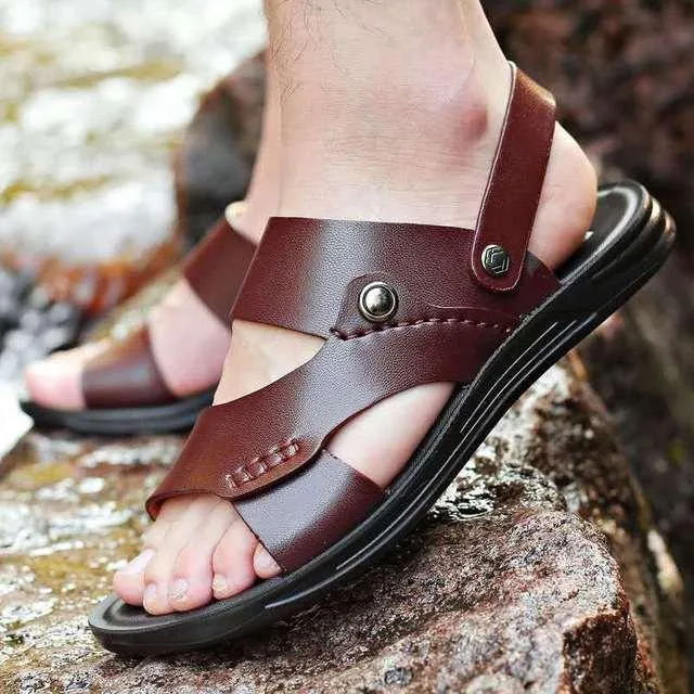 Casy Leather Sandal Shoes