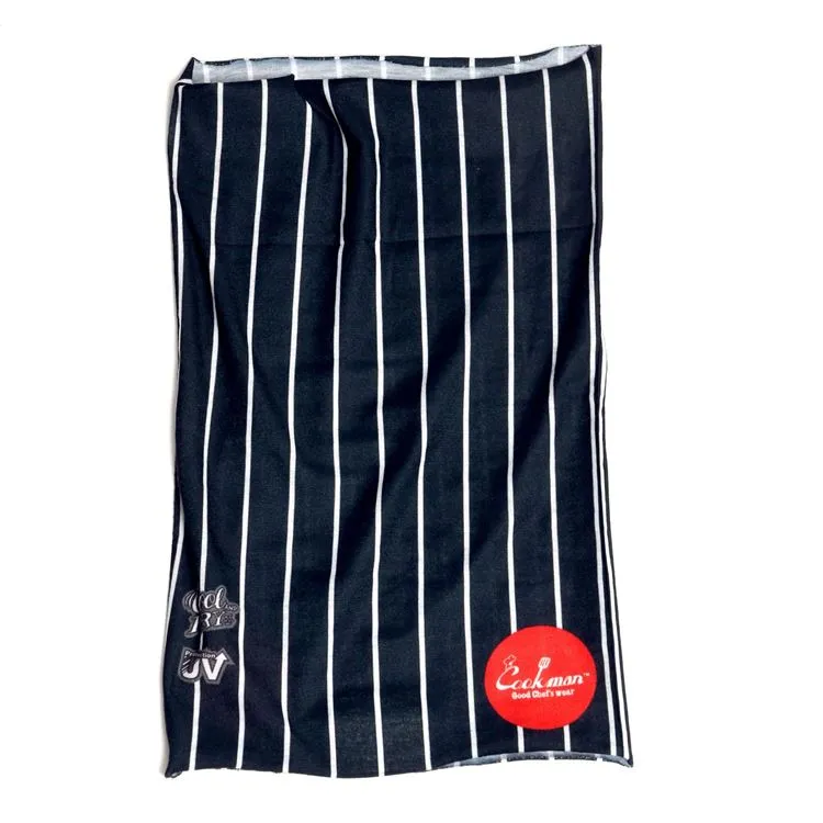 Cookman Chef's Scarf - Stripe : Black