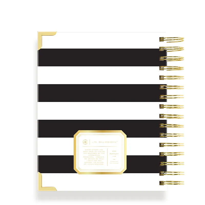 DAY DESIGNER | 2024 Daily Planner - Black Stripe