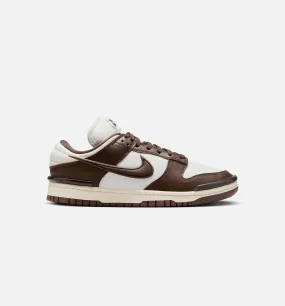 Dunk Low Twist Womens Lifestyle Shoe - Phantom/Baroque Brown/Coconut Milk