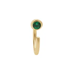 Emerald Ear Cuff