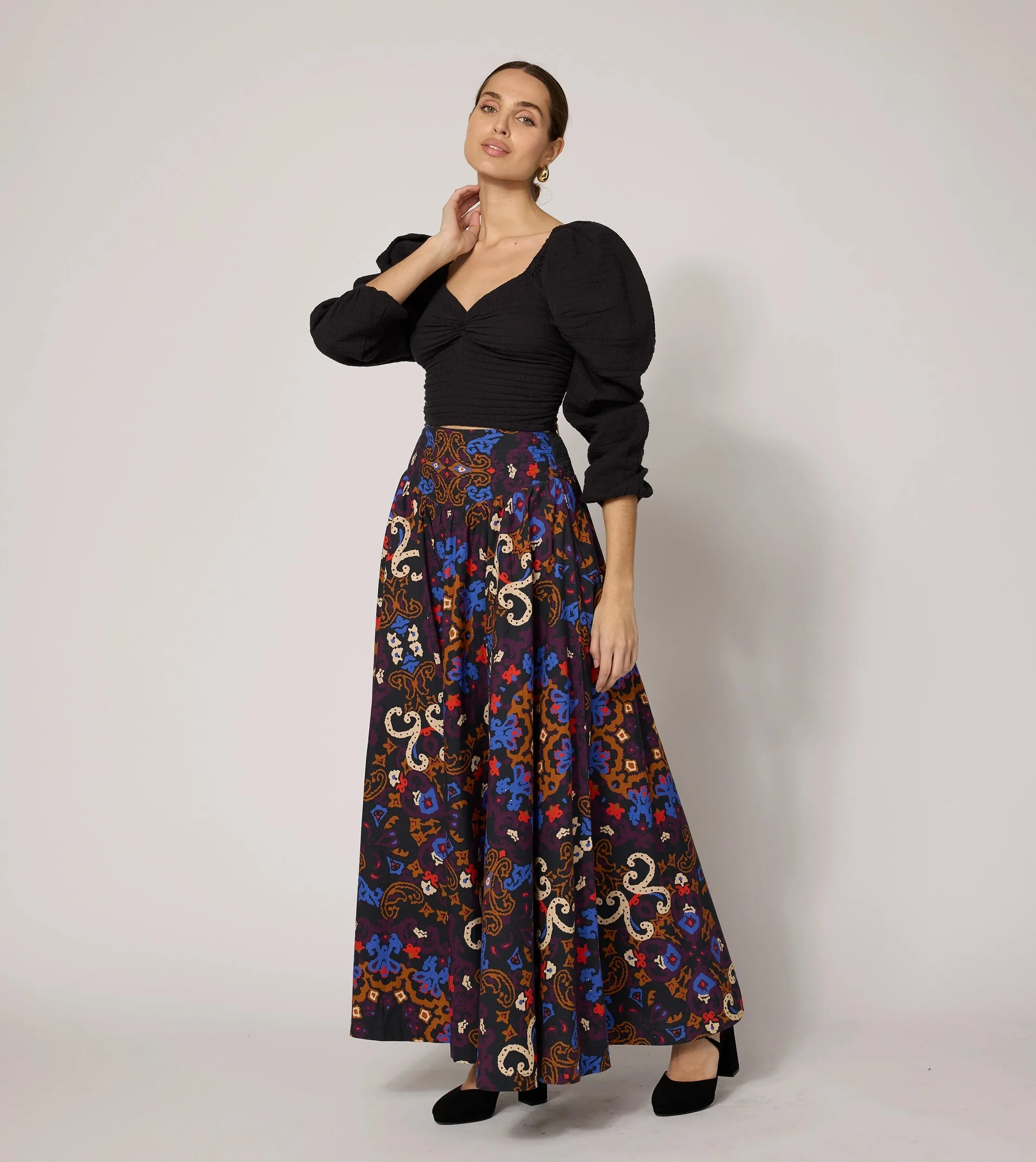 Esmeralda Ankle Skirt | Venezia