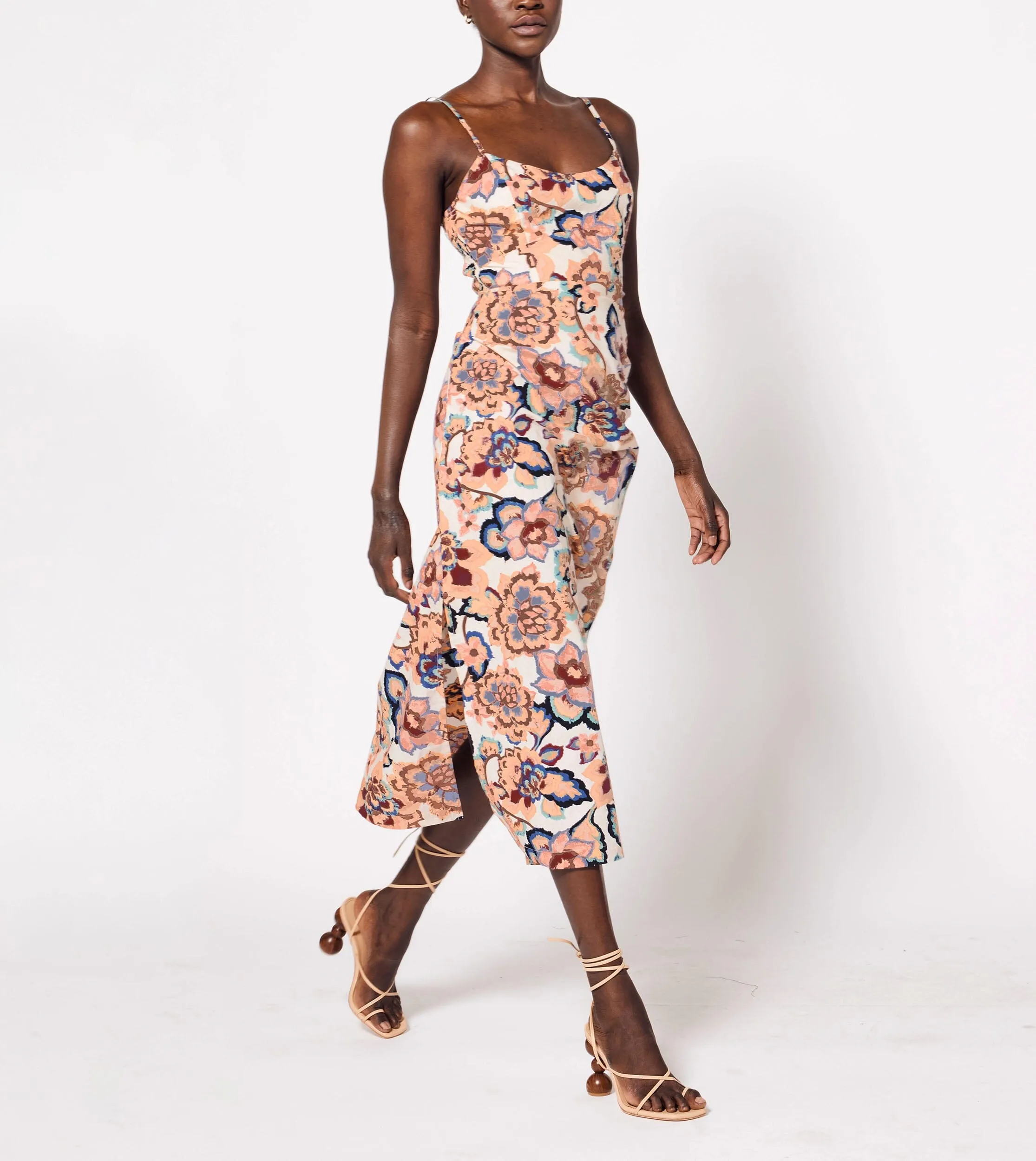 Geraldine Midi Dress | Desert Floral