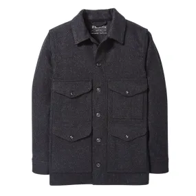 Giubbino Uomo Filson Mackinaw Wool Cruiser Grigio Scuro