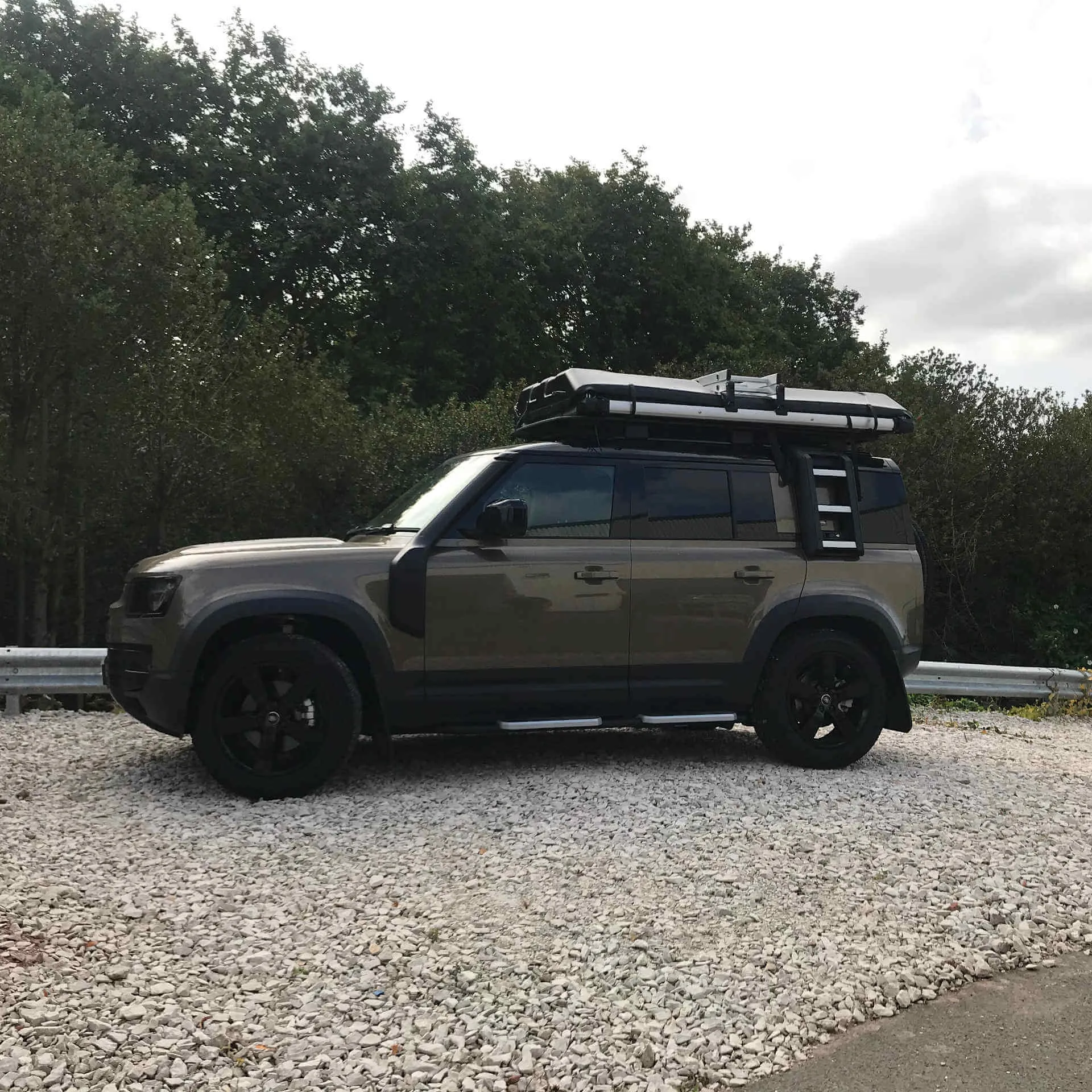 Granite Grey Pathseeker 2 Person Auto Solar Hard Shell Roof Top Camping Tent