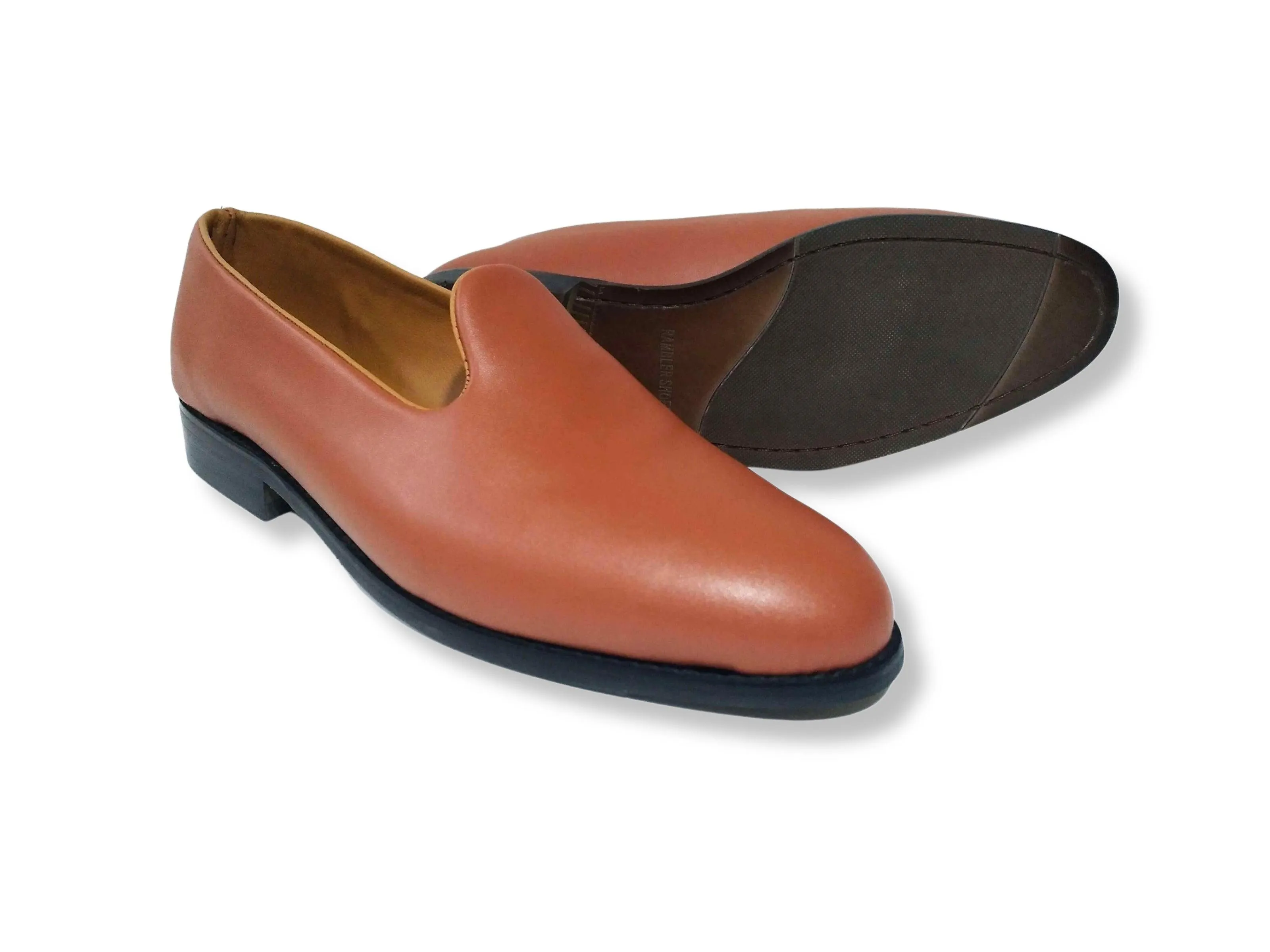 Loafer PU Leather Shoes Brown