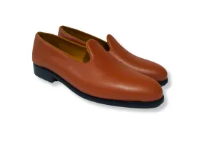 Loafer PU Leather Shoes Brown