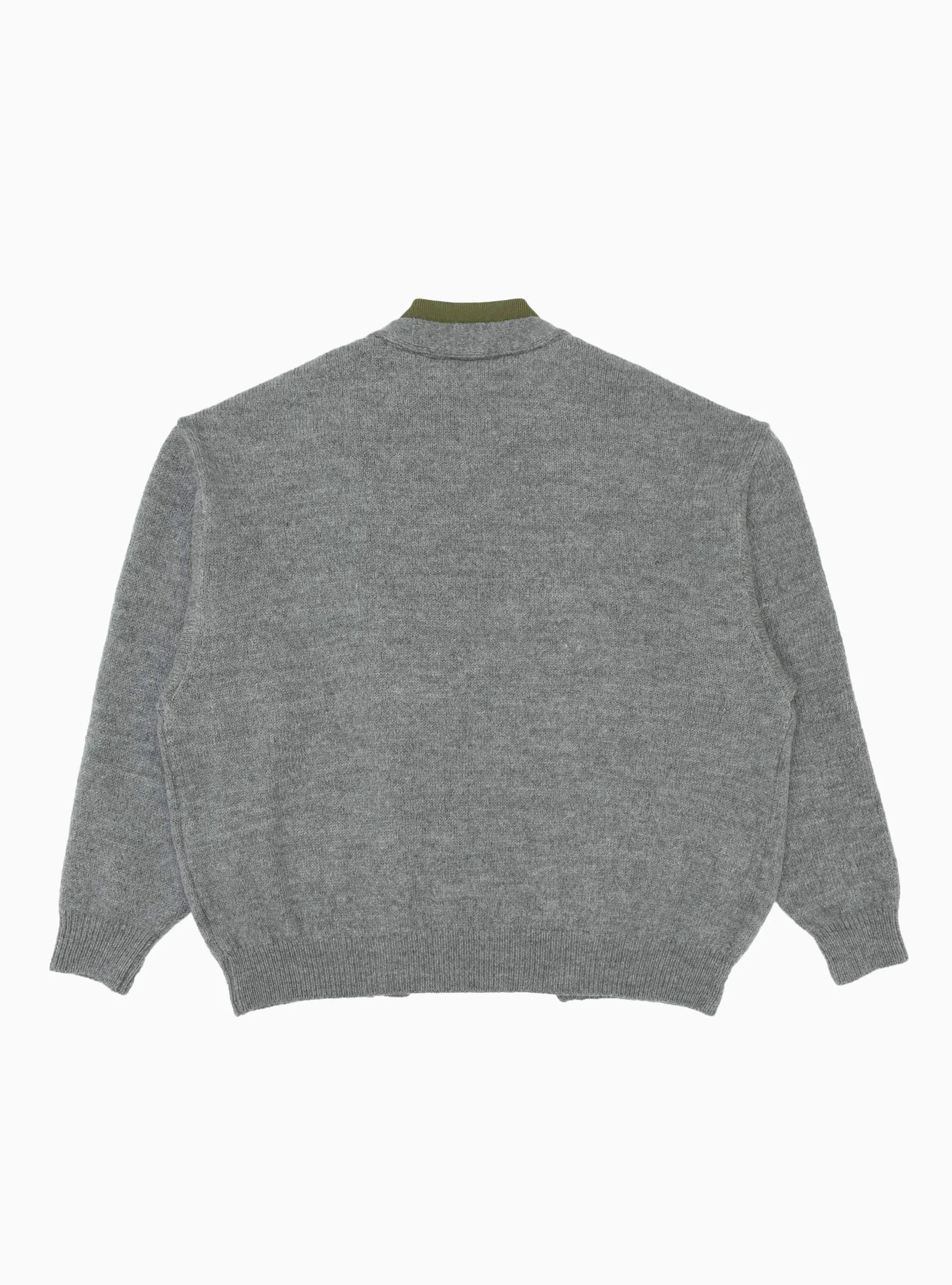 MA-1 Mix Cardigan Grey