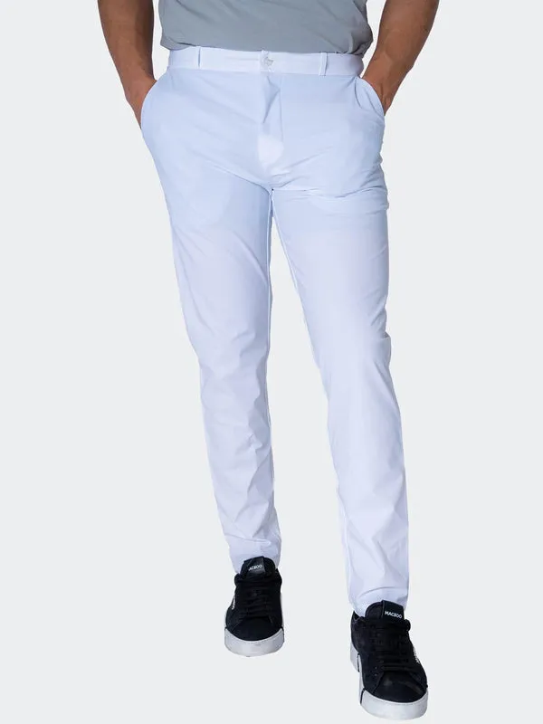 Maceoo Stretch Pant | Pants Cloud White