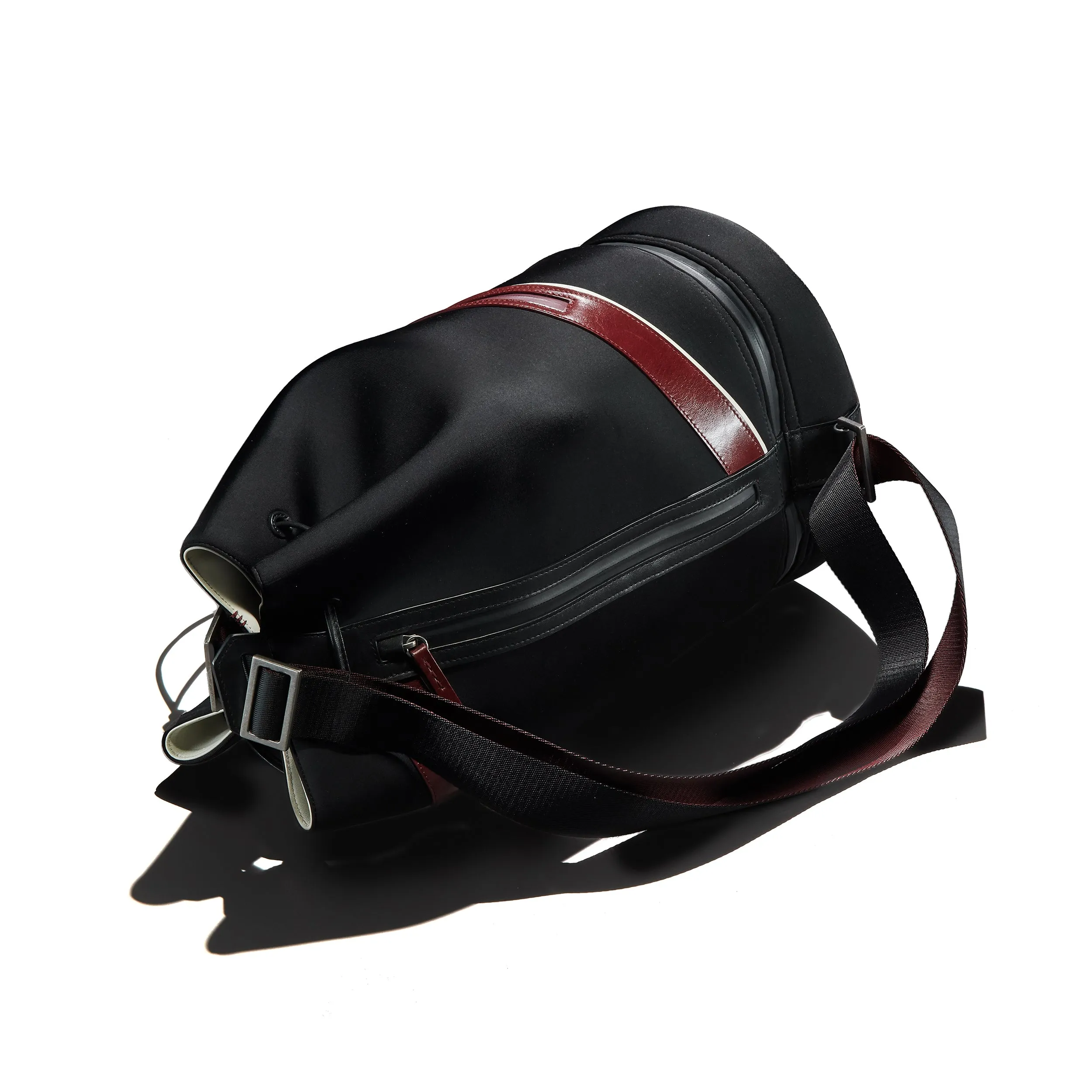 MEN'S BA X EDWONDER | EDWARD NEOPRENE & LEATHER BUCKET BAG