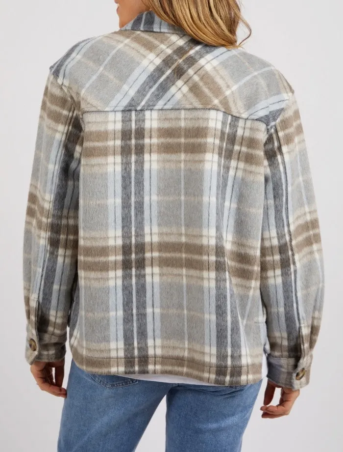 Rhodes Check Jacket (Blue & Vintage White)