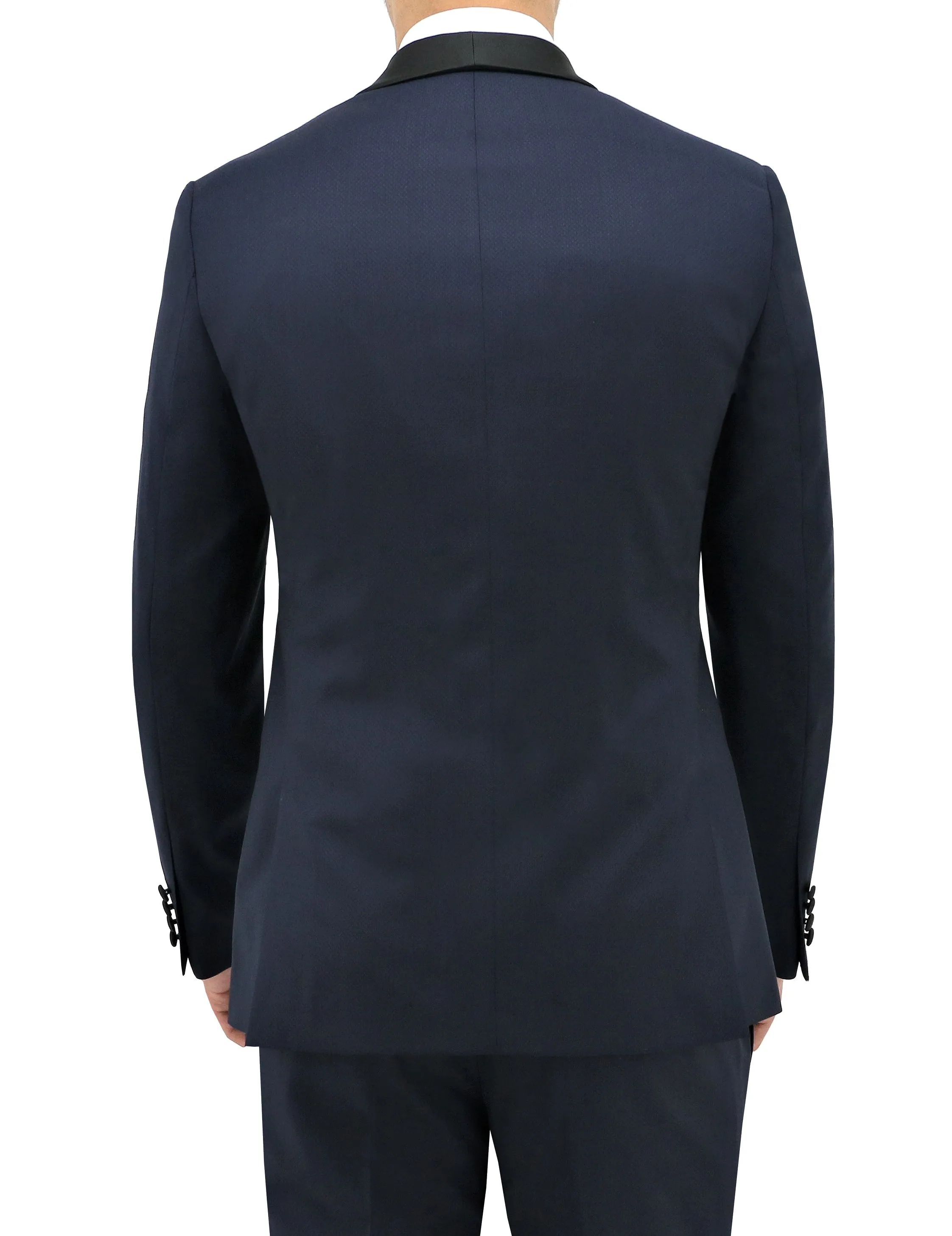 Shawl Shape 203 Navy Wool Dinner Jacket