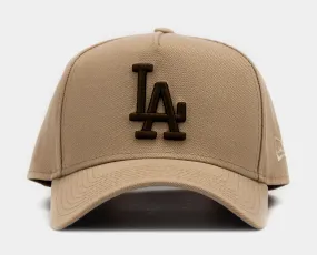 Shoe Palace Exclusive Los Angeles Dodgers 9Forty Snapback Mens Hat (Beige/Brown)