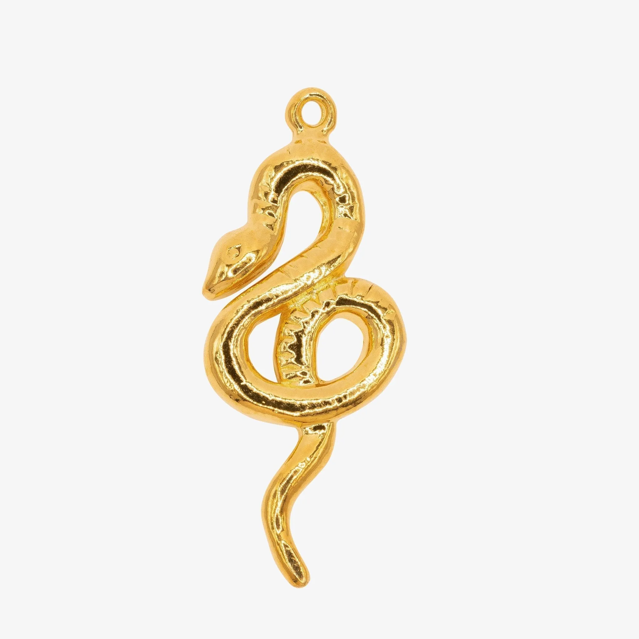 Snake Charm Wholesale 14K Gold, Solid 14K Gold, G101