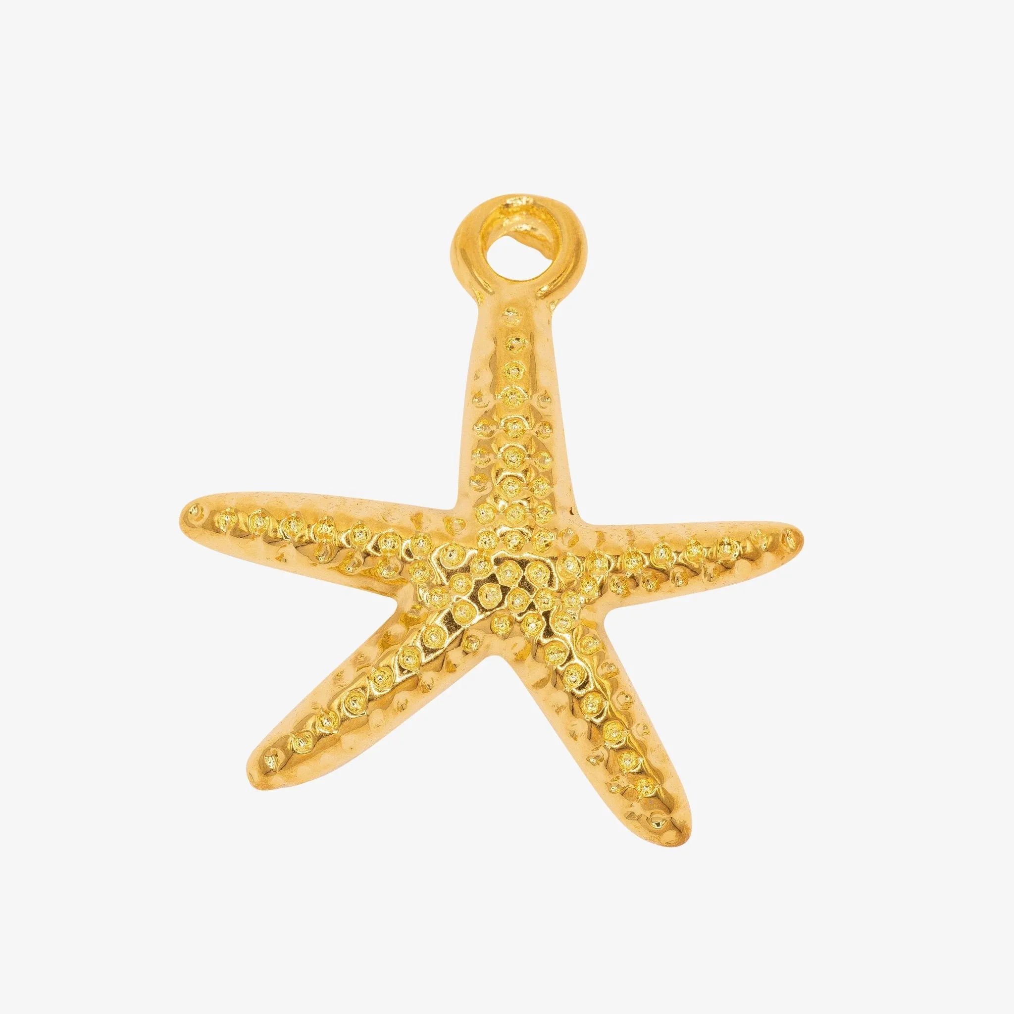 Starfish Charm Wholesale 14K Gold, Solid 14K Gold