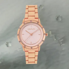 Sunset All Rose Gold Metallic Strap Watch