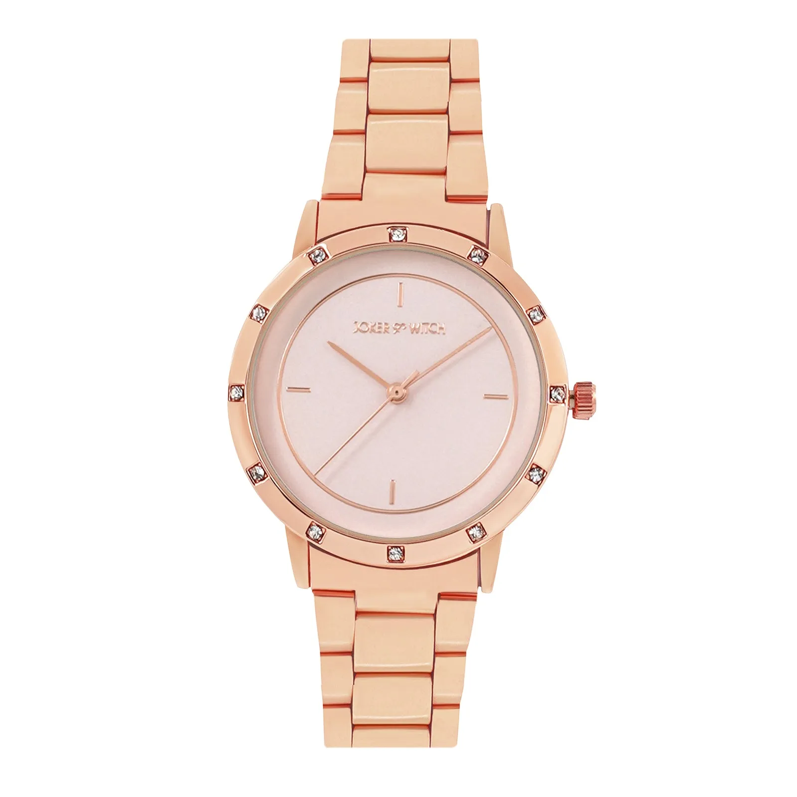 Sunset All Rose Gold Metallic Strap Watch