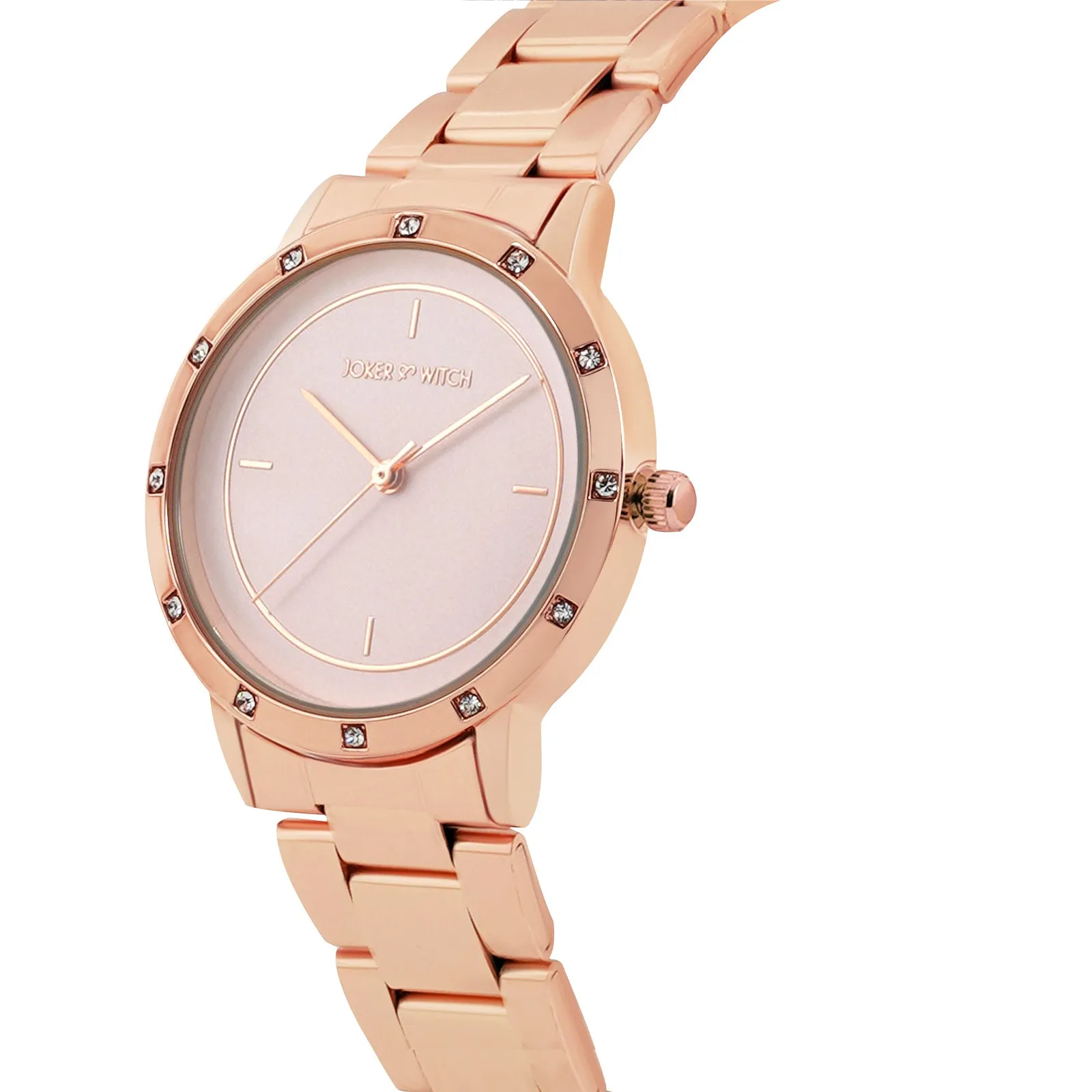 Sunset All Rose Gold Metallic Strap Watch