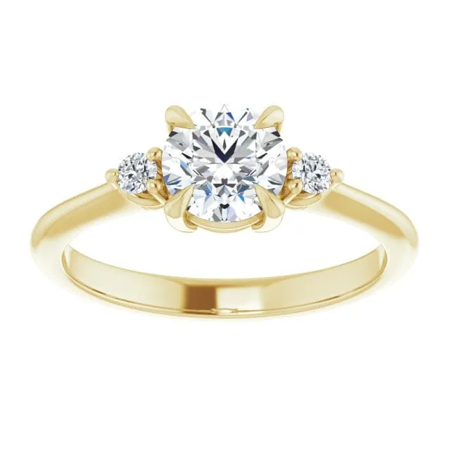 Tess - Three Stone Prong Set Moissanite Engagement Ring