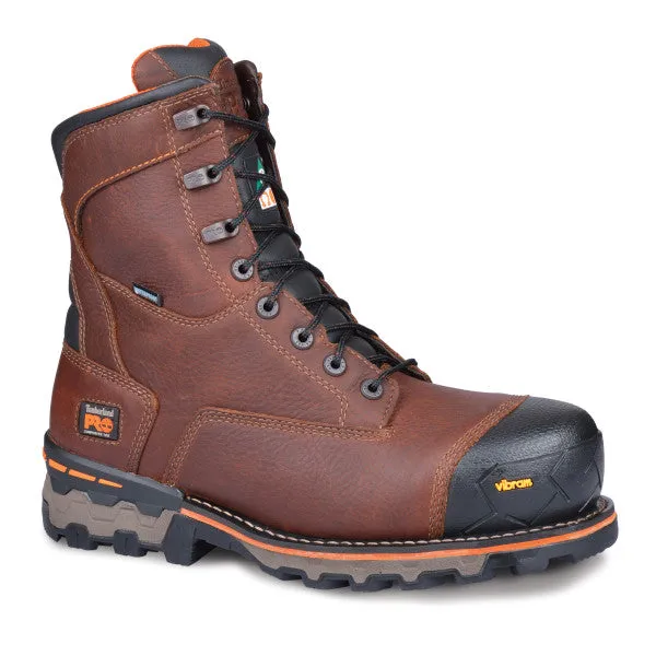 Timberland Pro Men's Boondock 8 Comp Toe WP Work Boot -Brown- TB189646214