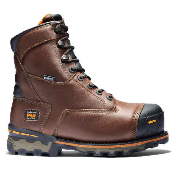 Timberland Pro Men's Boondock 8 Comp Toe WP Work Boot -Brown- TB189646214