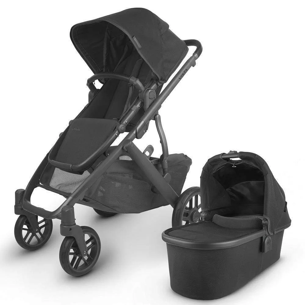 UPPAbaby Vista V2 with Pebble 360 PRO Car Seat and Base - Jake/Deep Black