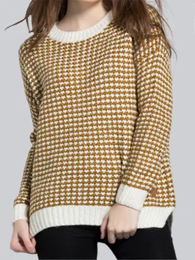 WealFeel Goodbye Winter Plaid Sweater